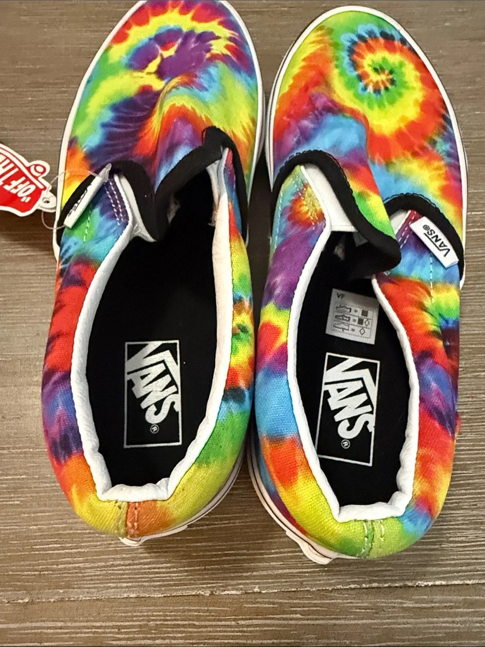 Vans Kids Tie-Dye Slip-On Sneakers - Rainbow